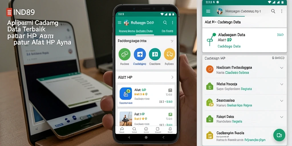 Tampilan antarmuka aplikasi <strong>IND89</strong> yang user-friendly dan fungsional.