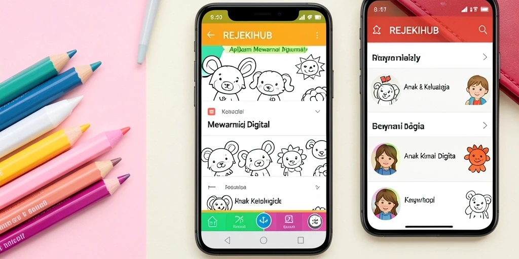 Tampilan antarmuka Mewarnai Digital yang menarik di REJEKIHUB.