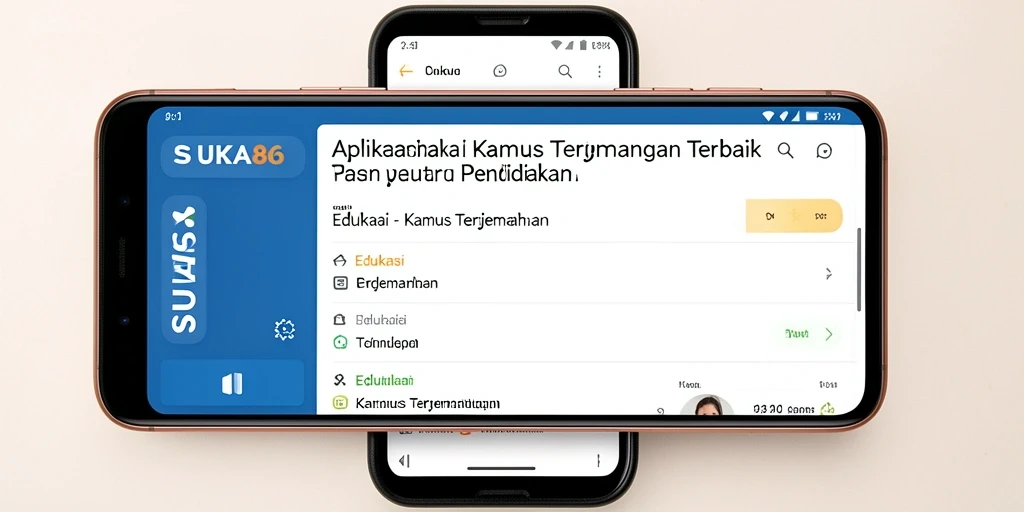 Tampilan antarmuka sederhana dan fungsional dari SUKA86.