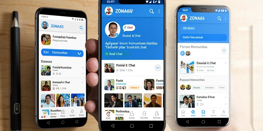 Tampilan antarmuka ZONA66 yang ramah pengguna dan fungsional.