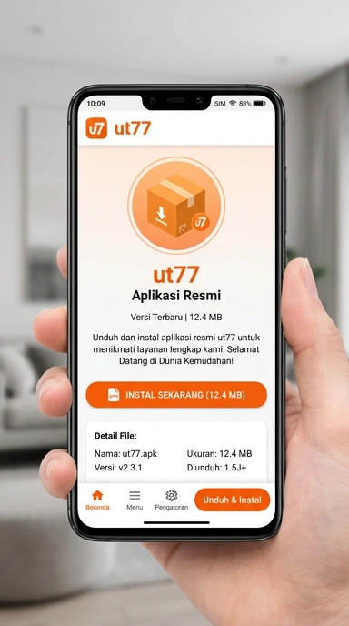 Tampilan halaman APK ut77